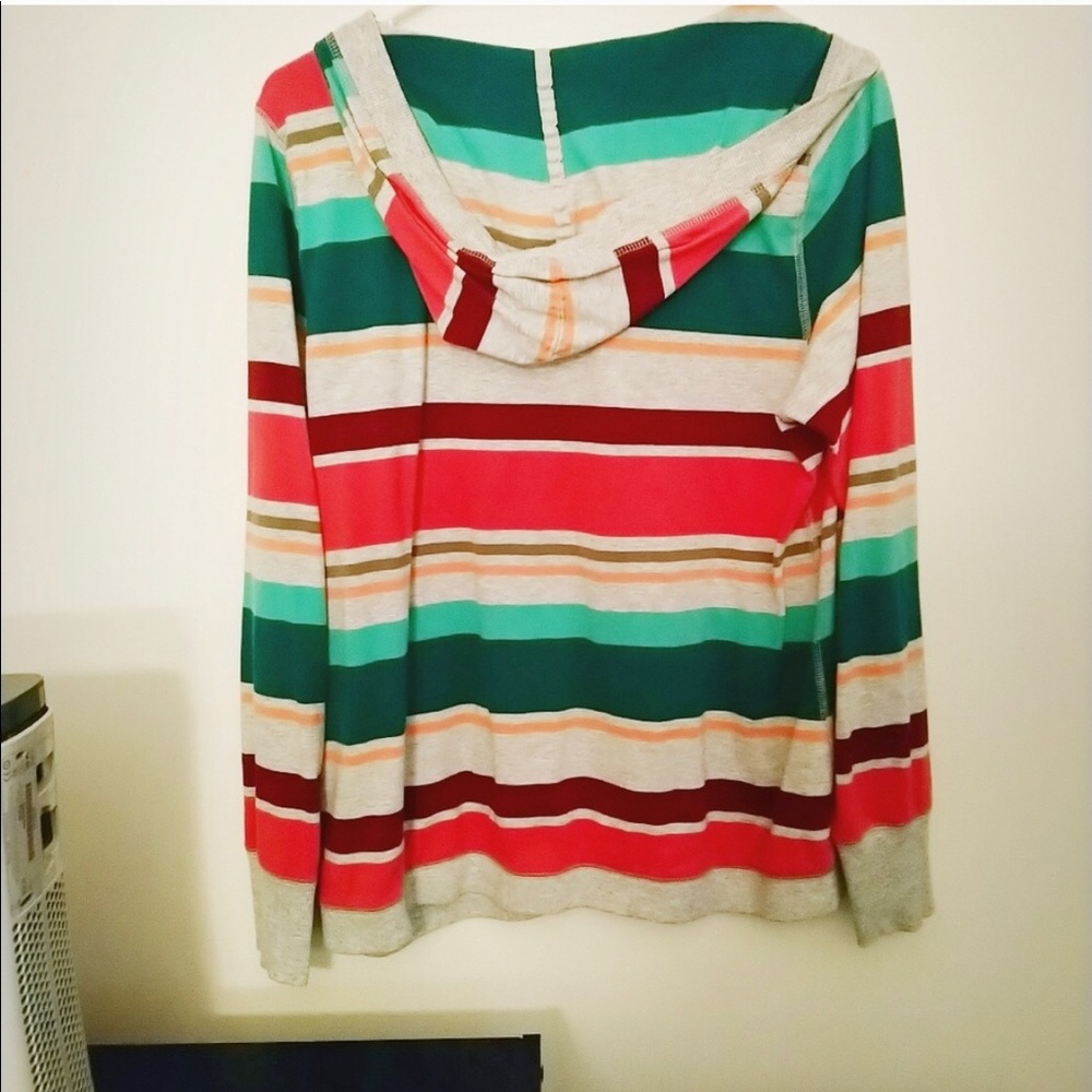 Long Sleeve Hooded Top with Front Pouch Pocket